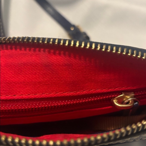 Dooney & Bourke Navy Saffiano Leather East/West Pocket Crossbody Durable - Picture 8 of 14